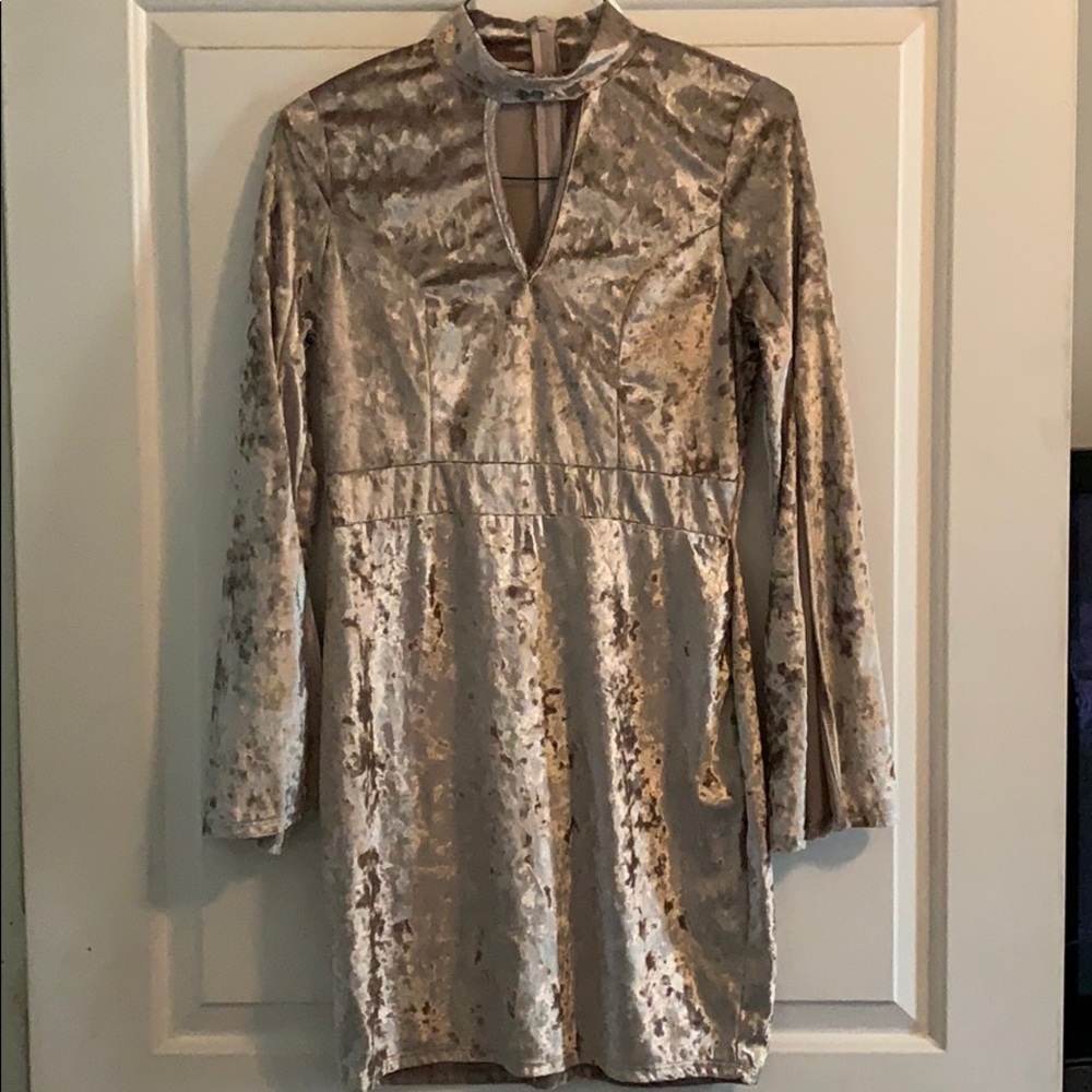 Velour dress